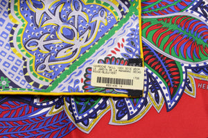 HERMÈS gavroche “Le Jardin de la Maharani” by Annie Faivre, pocket square