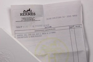 HERMÈS gavroche “Le Jardin de la Maharani” by Annie Faivre, pocket square