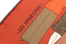 HERMÈS gavroche “Les Sportives” by "Hermès Archives", pocket square