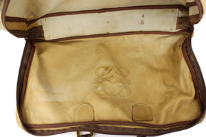 LOEWE Amazona gold suede travel bag