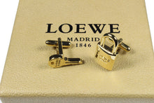 LOEWE padlock and key cufflinks