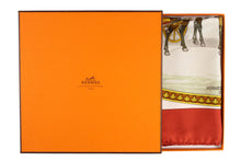 HERMÈS scarf “On Epsom Downs 1836” by Philippe Ledoux