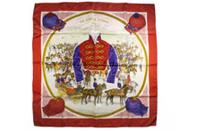 HERMÈS scarf “On Epsom Downs 1836” by Philippe Ledoux