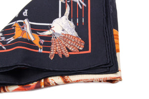 HERMÈS gavroche “Pani La Shar Pawnee” by Kermit Oliver, pocket square