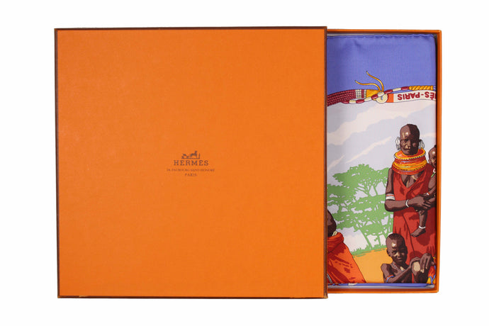 HERMÈS scarf “Perles Du Kenya