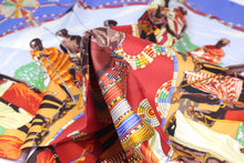 HERMÈS scarf “Perles Du Kenya" by Dimitri Rybaltchenko