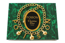 CHRISTIAN DIOR Poison charms necklace and Poison perfume set