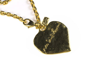 YVES SAINT LAURENT heart key-ring bag charm