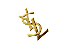 YVES SAINT LAURENT Logo brooch