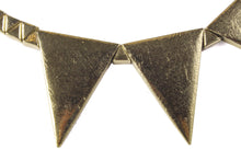 YVES SAINT LAURENT triangles necklace