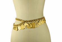 YVES SAINT LAURENT chain link charm belt