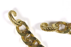 YVES SAINT LAURENT chain link charm belt