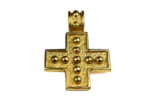 YVES SAINT LAURENT cross pendant necklace