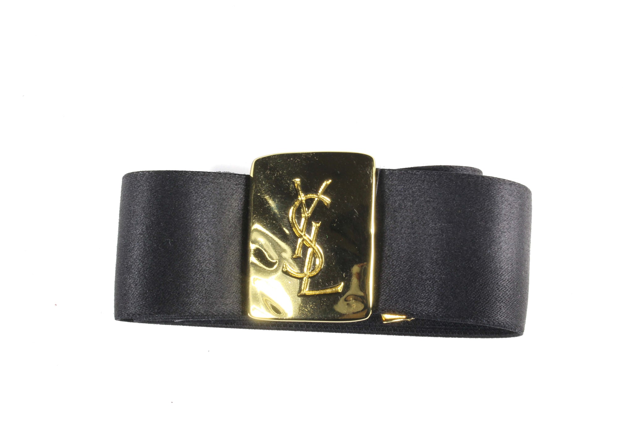 YVES SAINT LAURENT elastic Logo belt – Vintage Carwen