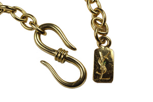 YVES SAINT LAURENT amber cabochons necklace and bracelet set