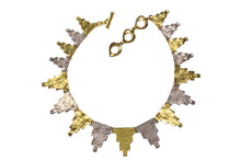 YVES SAINT LAURENT gold and silver necklace