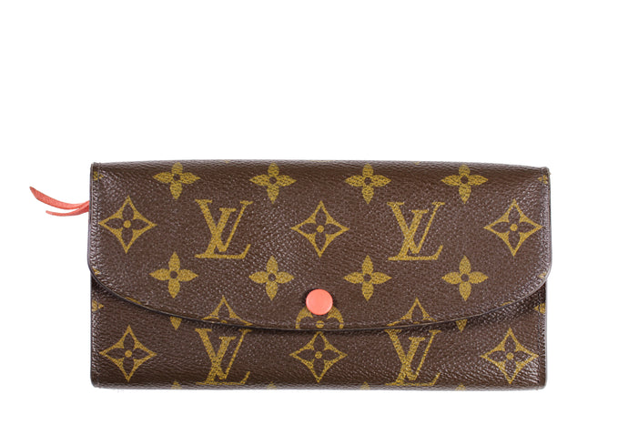 LOUIS VUITTON Émilie brown Monogram canvas wallet