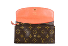 LOUIS VUITTON Émilie brown Monogram canvas wallet