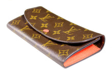 LOUIS VUITTON Émilie brown Monogram canvas wallet