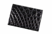 ARIES black crocodile skin wallet