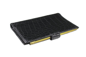 SAINTYVES crocodile skin planner cover