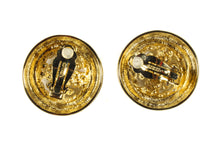 GIVENCHY circular button earrings