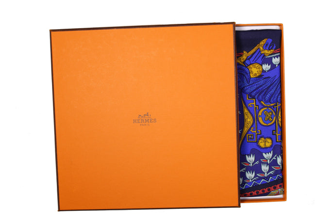 HERMÈS scarf “Art des Steppes” by Annie Faivre