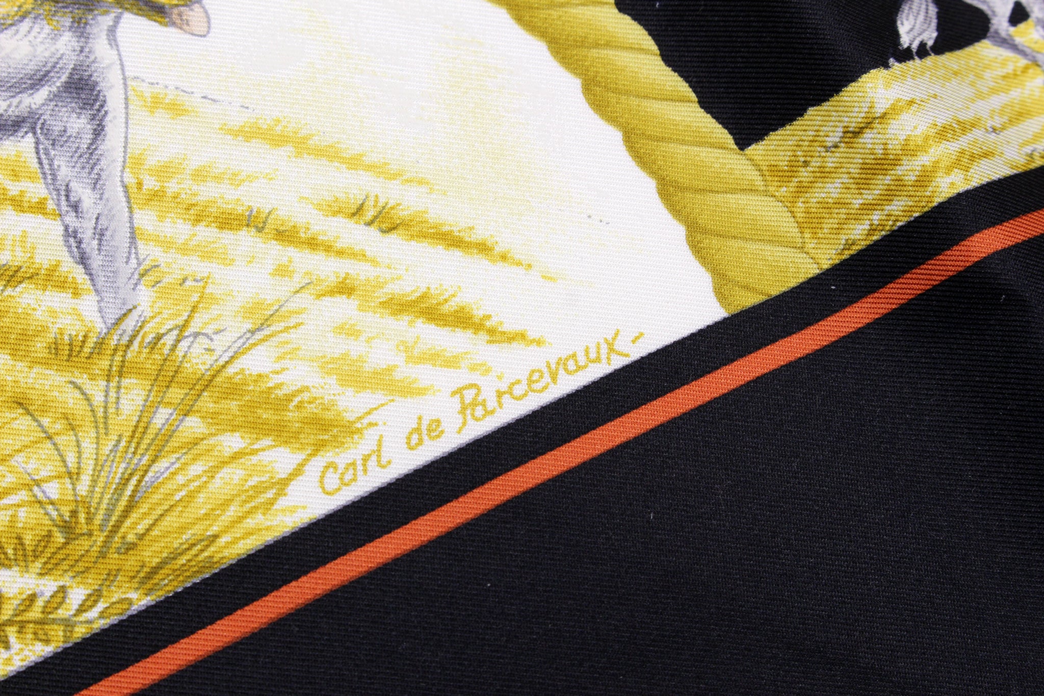 HERMÈS scarf “Auteuil en Mai” by Carl de Parcevaux – Vintage Carwen