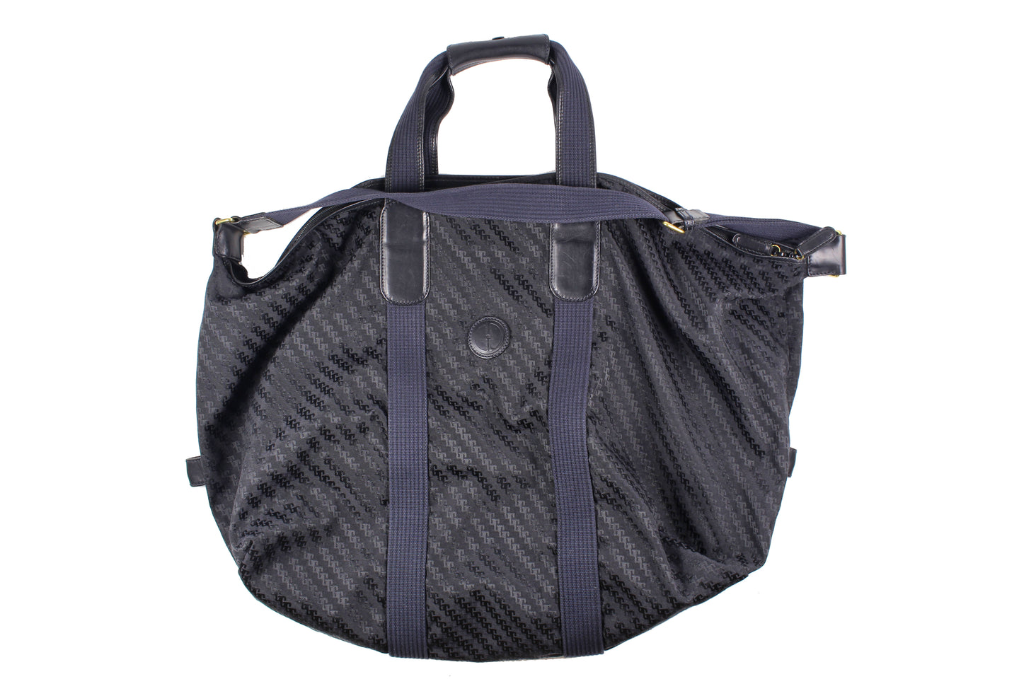 GUCCI Monogram black canvas travel bag