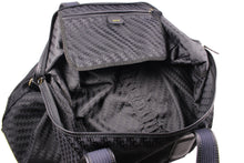 GUCCI Monogram black canvas travel bag