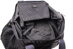 GUCCI Monogram black canvas travel bag