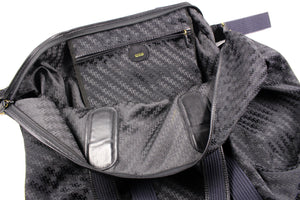 GUCCI Monogram black canvas travel bag