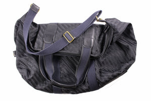 GUCCI Monogram black canvas travel bag