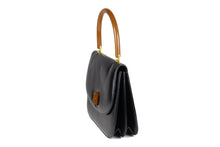GUCCI leather and bakelite top handle bag