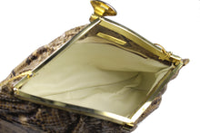 FINESSE La MODEL taupe python snakeskin handbag