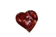 YVES SAINT LAURENT red heart brooch pendant