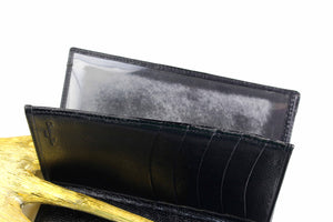 CHRISTIAN DIOR black honeycomb canvas wallet