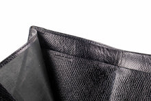 CHRISTIAN DIOR black honeycomb canvas wallet