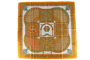 HERMÈS scarf “Ciels Byzantins” by Julia Abadie