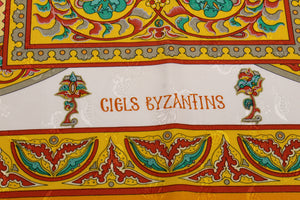 HERMÈS scarf “Ciels Byzantins” by Julia Abadie
