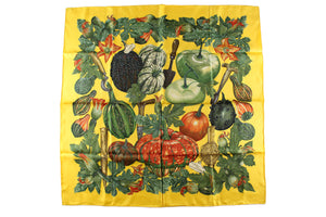 HERMÈS scarf “Citrouilles & Coloquintes” by Valerie Dawlat-Dumoulin