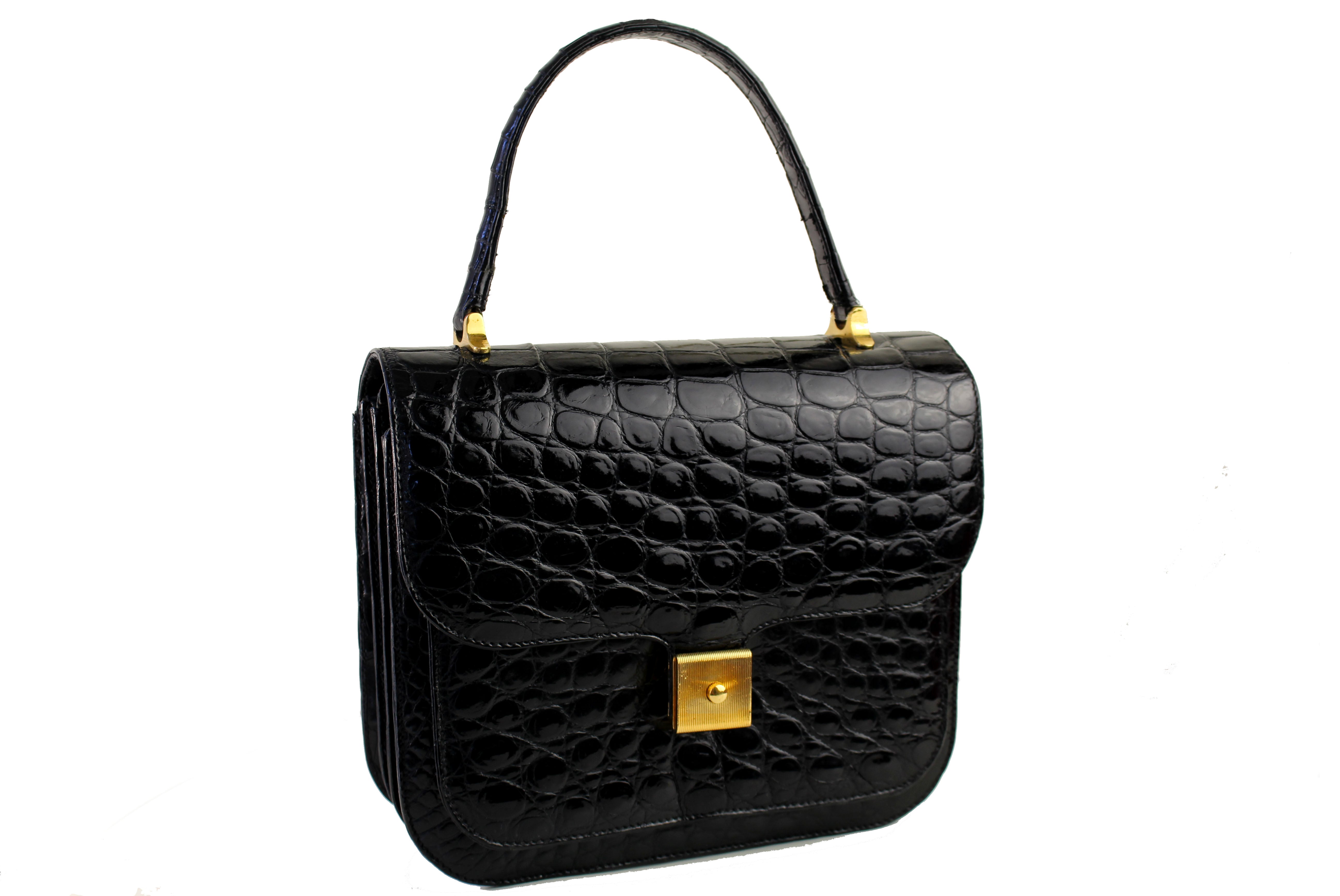 00s archive crocodile leather hand bag - メルカリ
