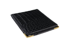CHARLES CLEMENTS black crocodile skin wallet