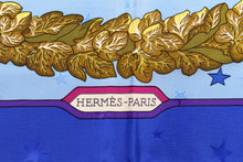 HERMÈS scarf “Emblèmes de l'Europe” by Cathy Latham