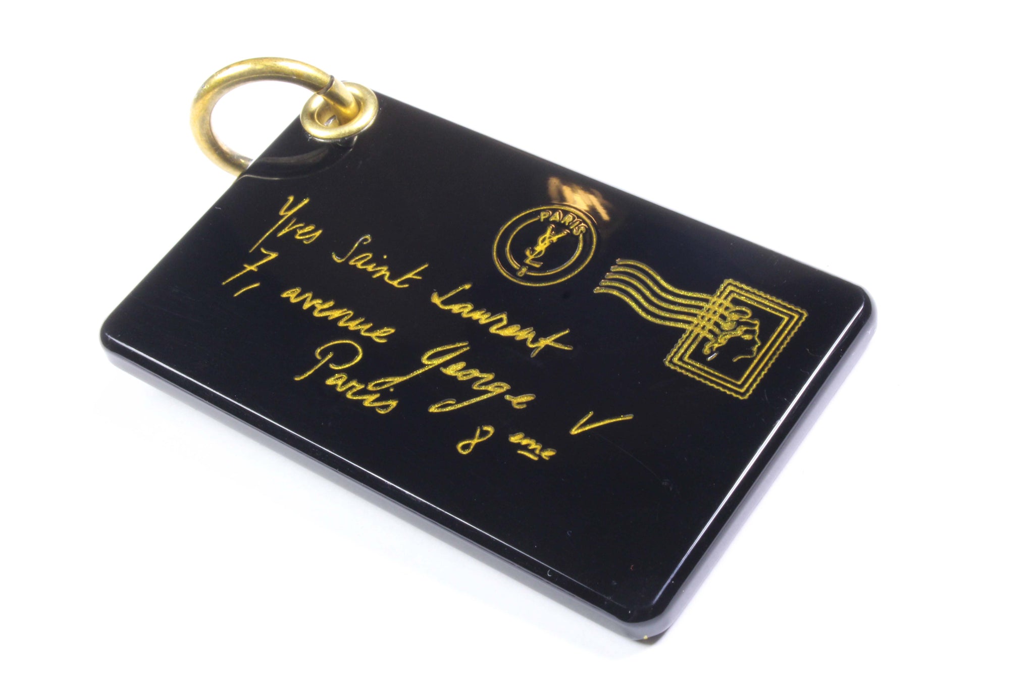 YVES SAINT LAURENT Y-mail Vintage Small Envelope Key-ring Bag 