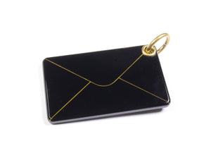 YVES SAINT LAURENT Y-mail envelope key-ring bag charm