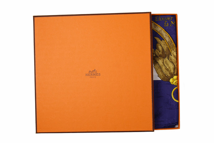 HERMÈS scarf “L'instruction du Roy” by Henri d'Origny