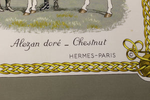 HERMÈS scarf “Les Robes” by Philippe Ledoux
