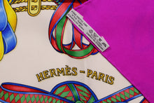 HERMÈS scarf “Les Rubans du Cheval” by Joachim Metz