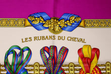 HERMÈS scarf “Les Rubans du Cheval” by Joachim Metz